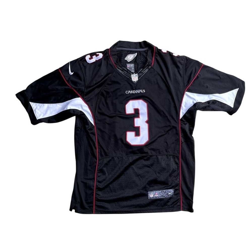 Nike Carson Palmer 3 Arizona Cardinals NFL Stitched Jersey Black Mens 48